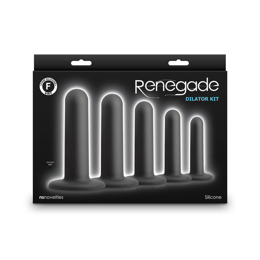 Renegade Dilator Kit Black | 657447108389 | Available at EroticWarehouse.com