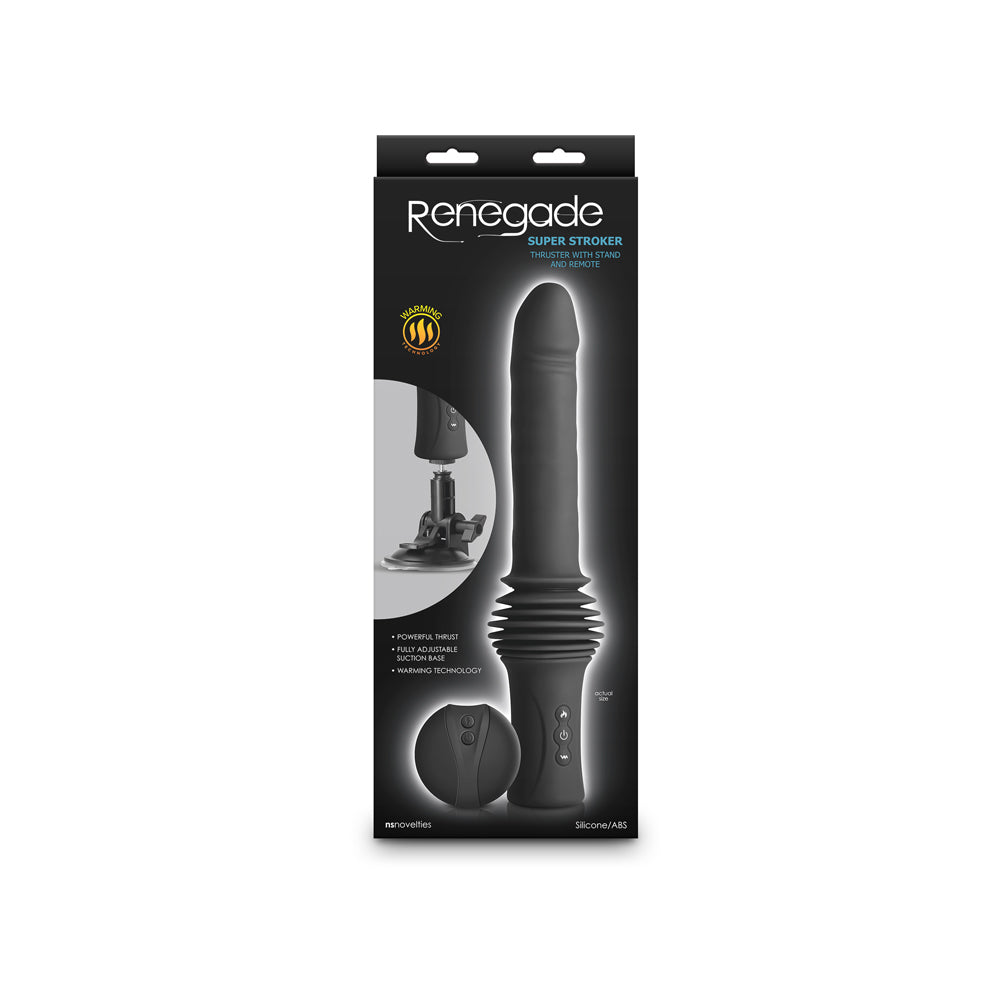 Renegade Super Stroker Black | 657447108419 | Available at EroticWarehouse.com