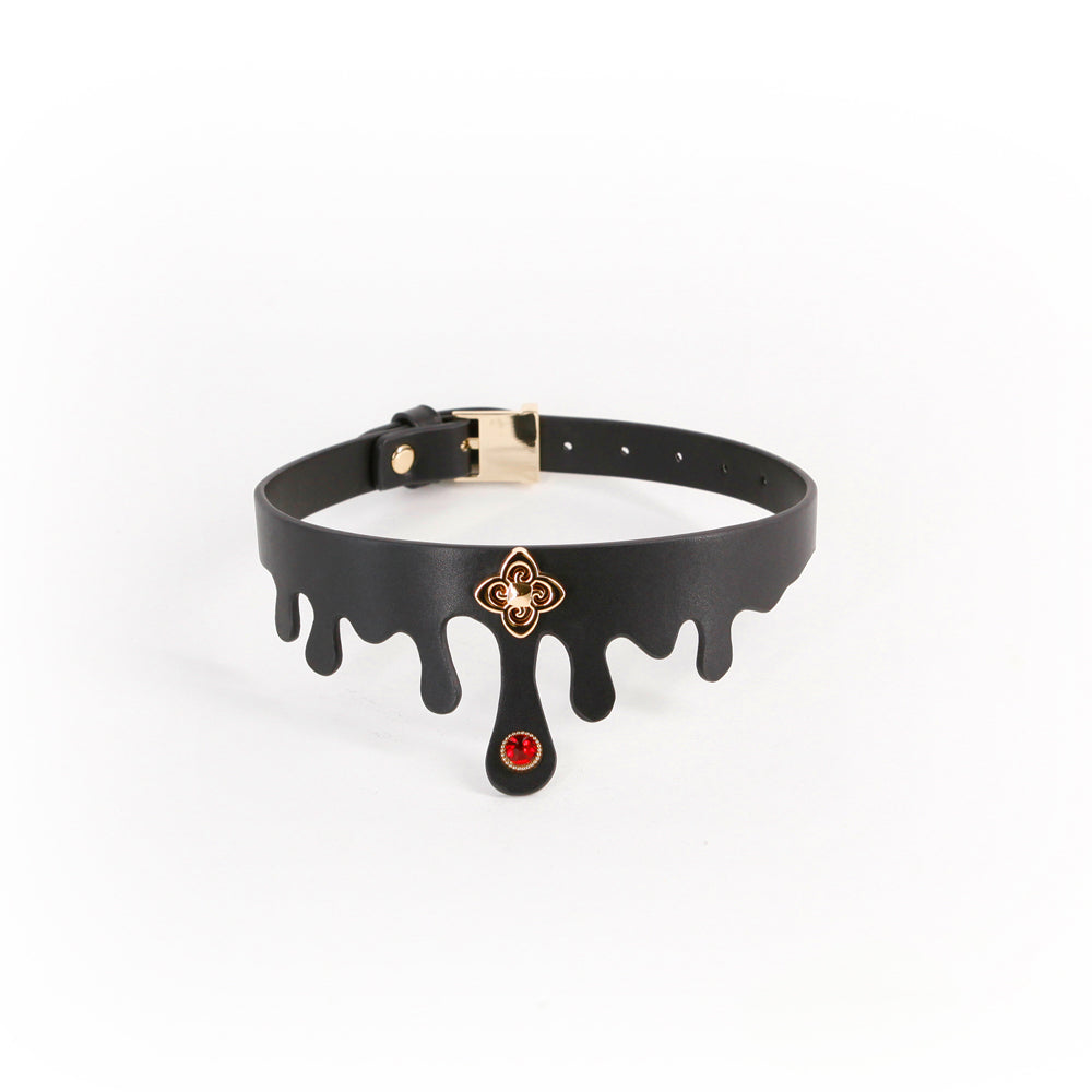 Hustler's Taboo Elvira Collar Black | 657447108471 | Available at EroticWarehouse.com