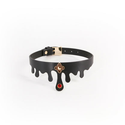 Hustler's Taboo Elvira Collar Black | 657447108471 | Available at EroticWarehouse.com