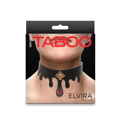 Hustler's Taboo Elvira Collar Black | 657447108471 | Available at EroticWarehouse.com