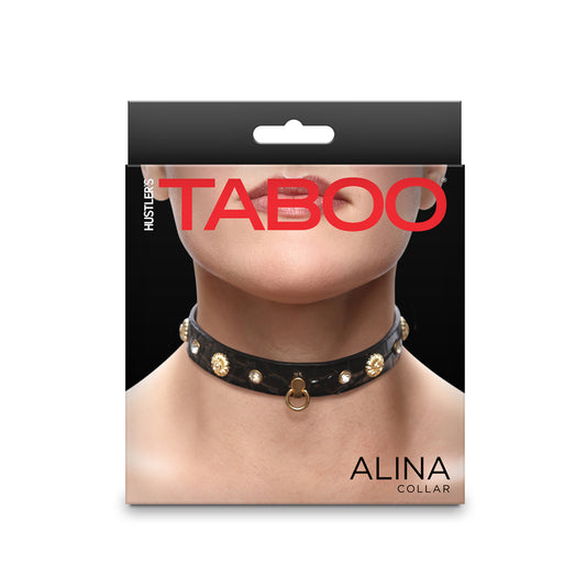 Hustler's Taboo Alina Collar Black | 657447108488 | Available at EroticWarehouse.com