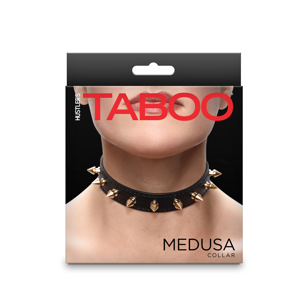 Hustler's Taboo Medusa Collar Black | 657447108495 | Available at EroticWarehouse.com
