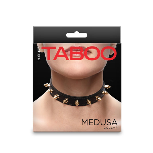 Hustler's Taboo Medusa Collar Black | 657447108495 | Available at EroticWarehouse.com