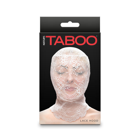 Hustler's Taboo Lace Hood White | 657447108518 | Available at EroticWarehouse.com