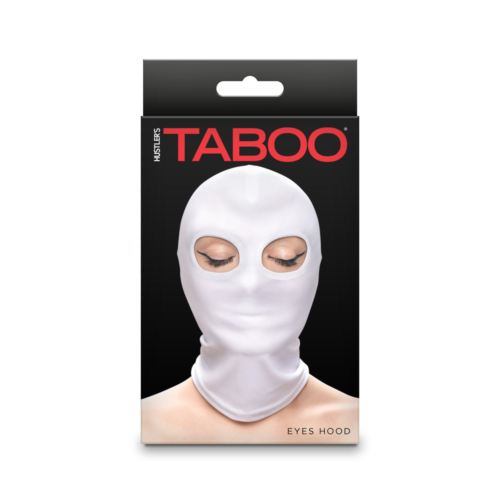 Hustler's Taboo Eyes Hood White | 657447108570 | Available at EroticWarehouse.com