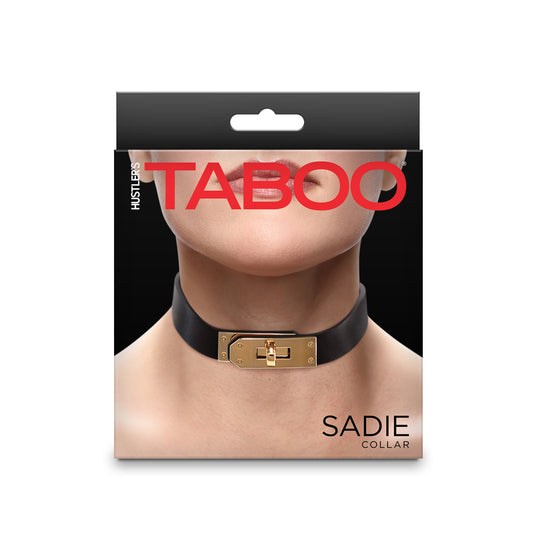 Hustler's Taboo Sadie Collar Black | 657447108754 | Available at EroticWarehouse.com
