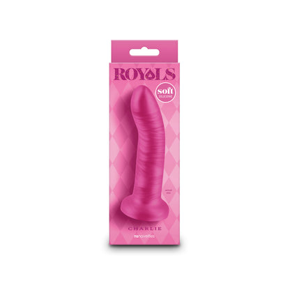 Royals 5" Charlie Metallic Pink | 657447109157 | Available at EroticWarehouse.com