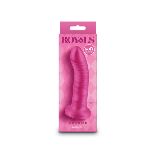 Royals 5" Charlie Metallic Pink | 657447109157 | Available at EroticWarehouse.com