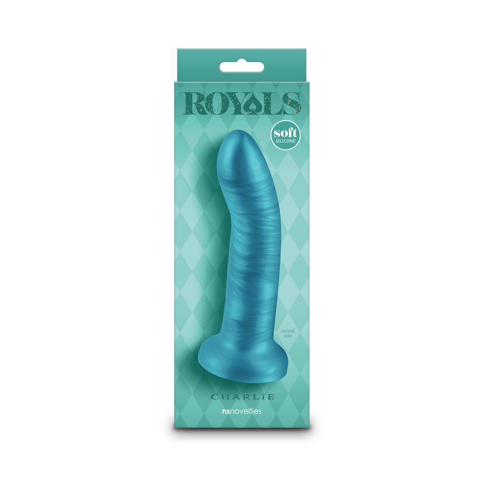 Royals 6" Charlie Metallic Teal | 657447109164 | Available at EroticWarehouse.com