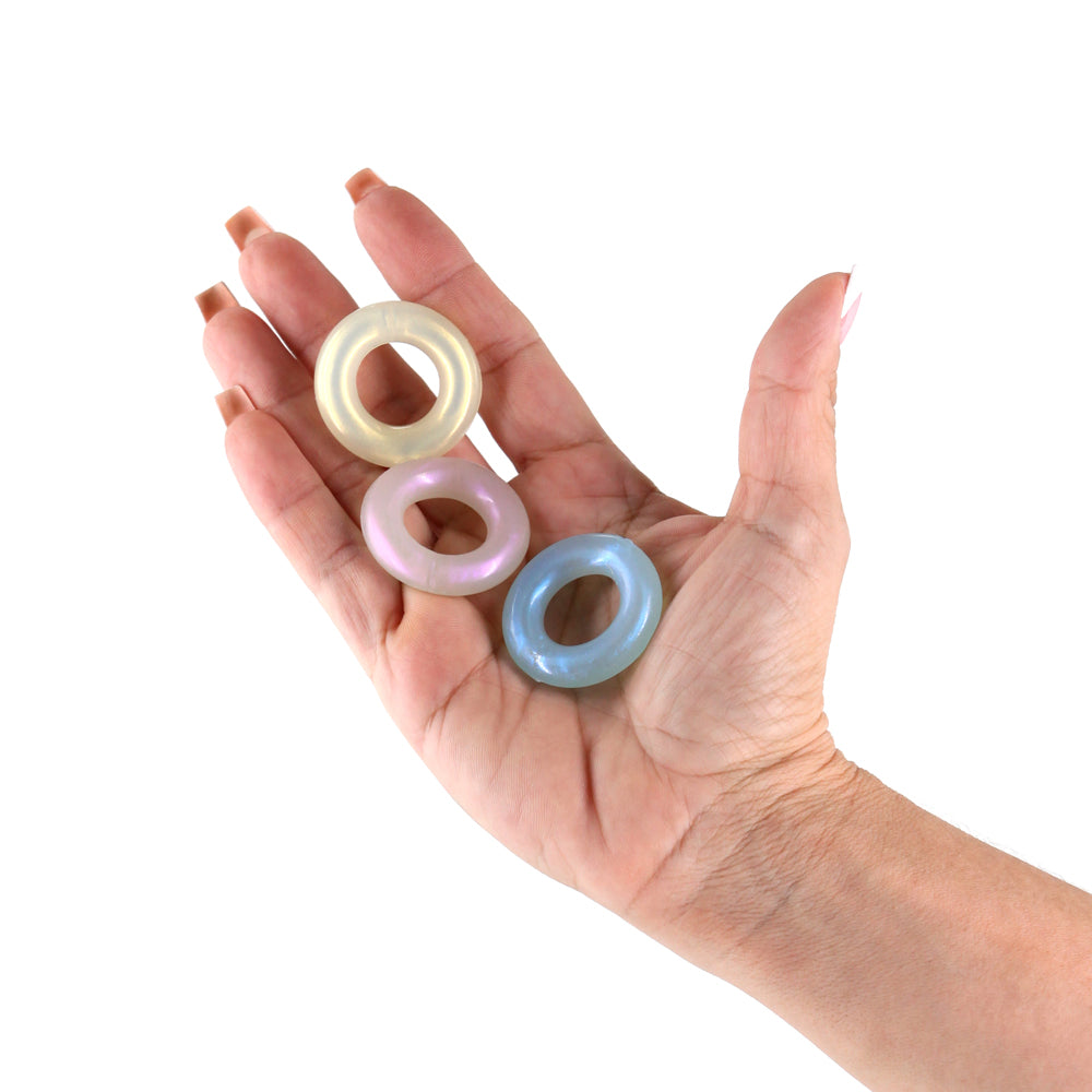 Fantasia Stamina Rings Multicolor | 657447110542 | Available at EroticWarehouse.com