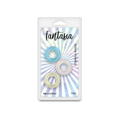 Fantasia Stamina Rings Multicolor | 657447110542 | Available at EroticWarehouse.com