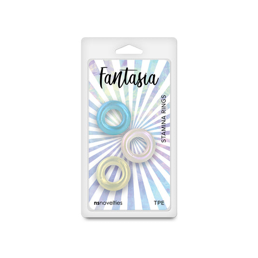 Fantasia Stamina Rings Multicolor | 657447110542 | Available at EroticWarehouse.com