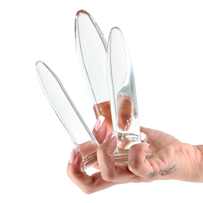 Crystal 3Pc Trainer Kit Clear | 657447110719 | Available at EroticWarehouse.com