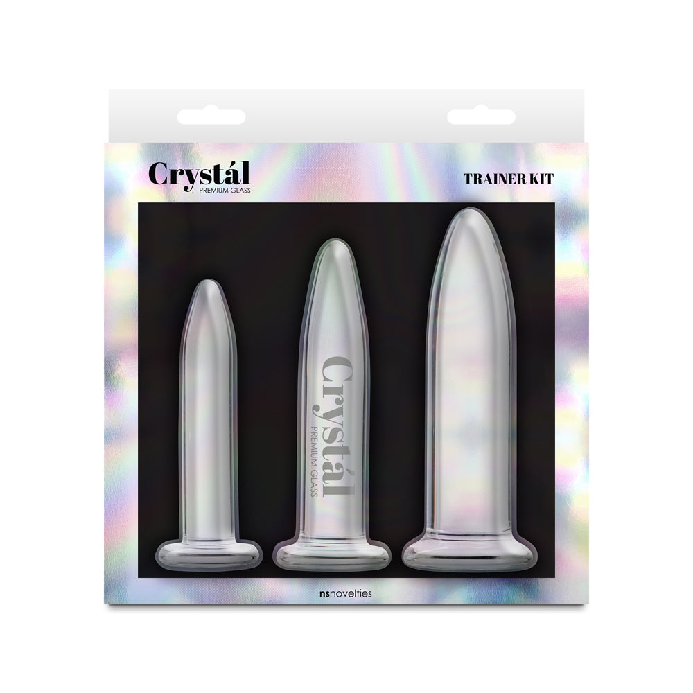 Crystal 3Pc Trainer Kit Clear | 657447110719 | Available at EroticWarehouse.com