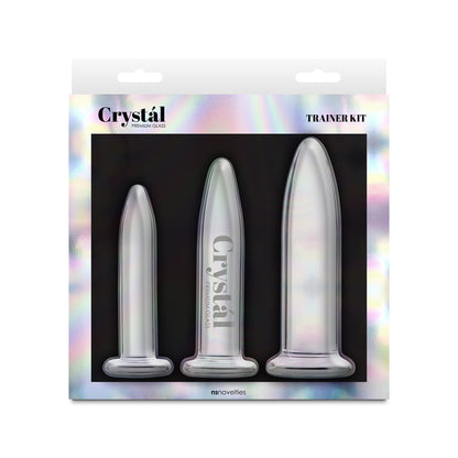 Crystal 3Pc Trainer Kit Clear | 657447110719 | Available at EroticWarehouse.com