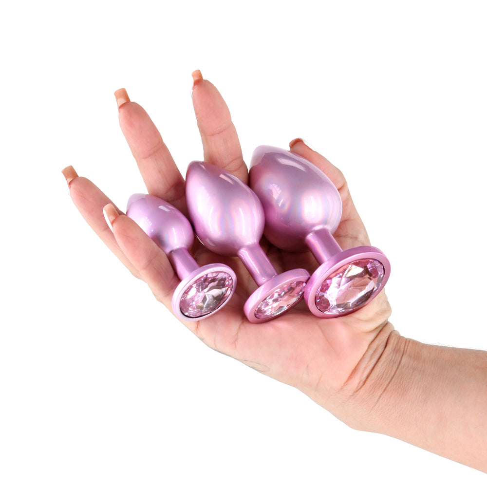 Rear Assets Trainer Kit Iridescent Pink Gem | 657447110733 | Available at EroticWarehouse.com