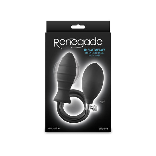 Renegade Inflataplay Black | 657447110887 | Available at EroticWarehouse.com