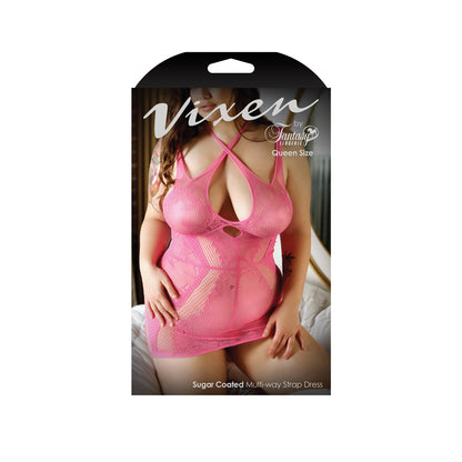 Sugar Coated Lace Net Dress Queen Size | 657447304682 | Available at EroticWarehouse.com