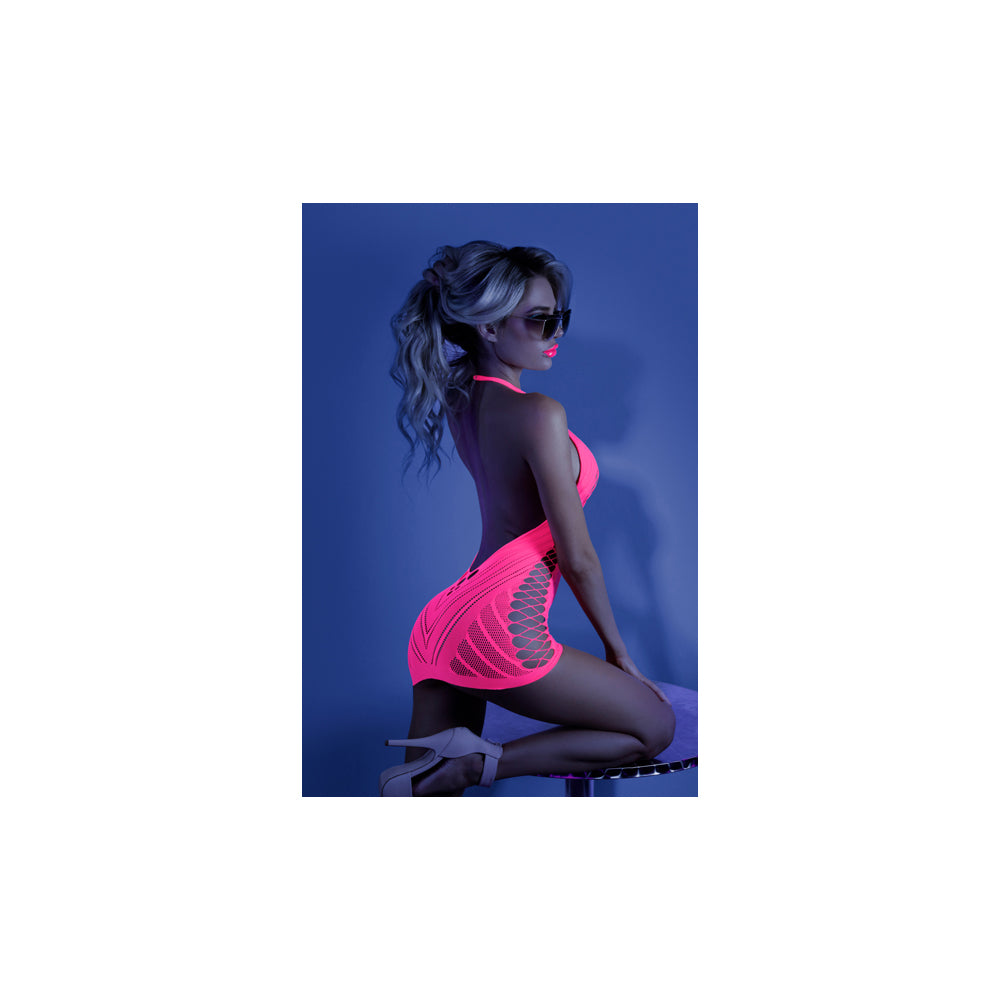 Shock Value Dress One Size Neon Pink | 657447305214 | Available at EroticWarehouse.com