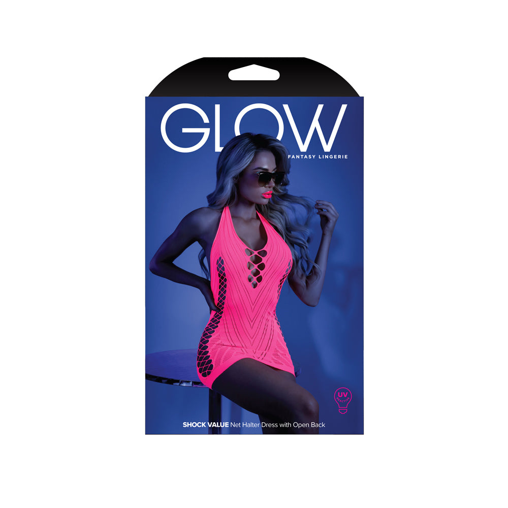 Shock Value Dress One Size Neon Pink | 657447305214 | Available at EroticWarehouse.com