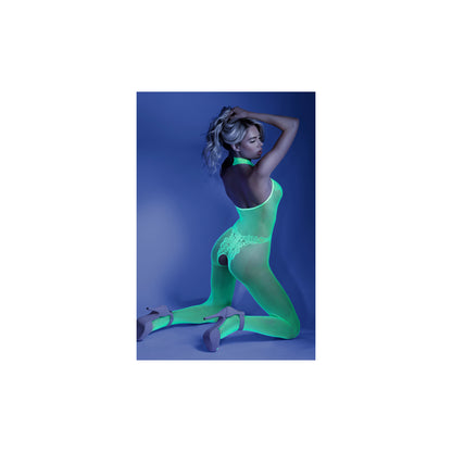 Moonbeam Bodystocking One Size Neon Green | 657447305313 | Available at EroticWarehouse.com