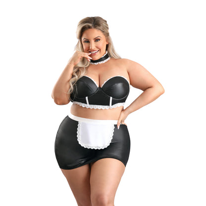 5 Star Service Maid Costume Set 1X/2X | 657447307416 | Available at EroticWarehouse.com