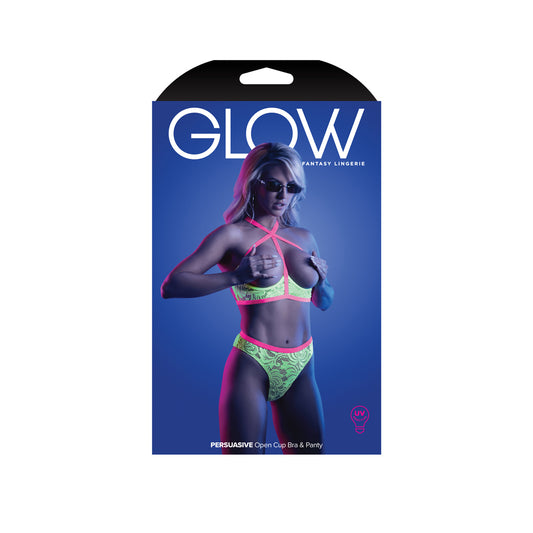 Persuasive Open Cup Bra & Panty M/L | 657447311659 | Available at EroticWarehouse.com