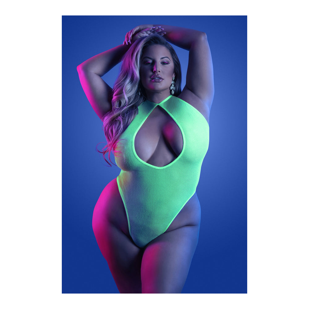 Nocturnal Halter Teddy Queen Size | 657447311871 | Available at EroticWarehouse.com