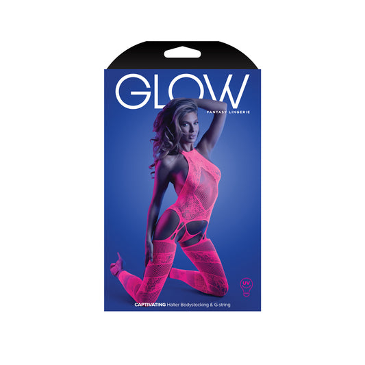 Captivating Halter Bodystocking & G-String | 657447311901 | Available at EroticWarehouse.com