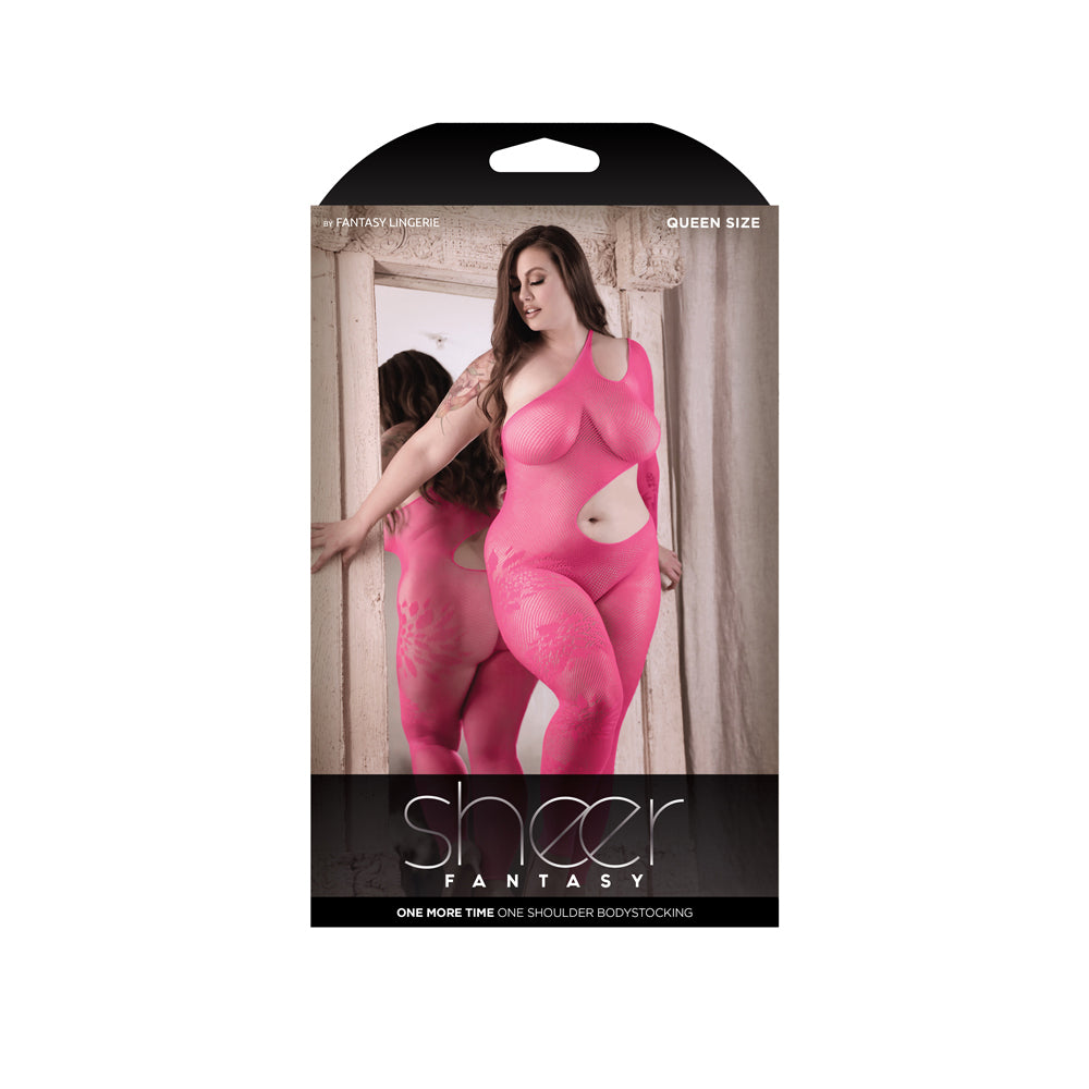 One More Time One Shoulder Bodystocking Queen | 657447312878 | Available at EroticWarehouse.com