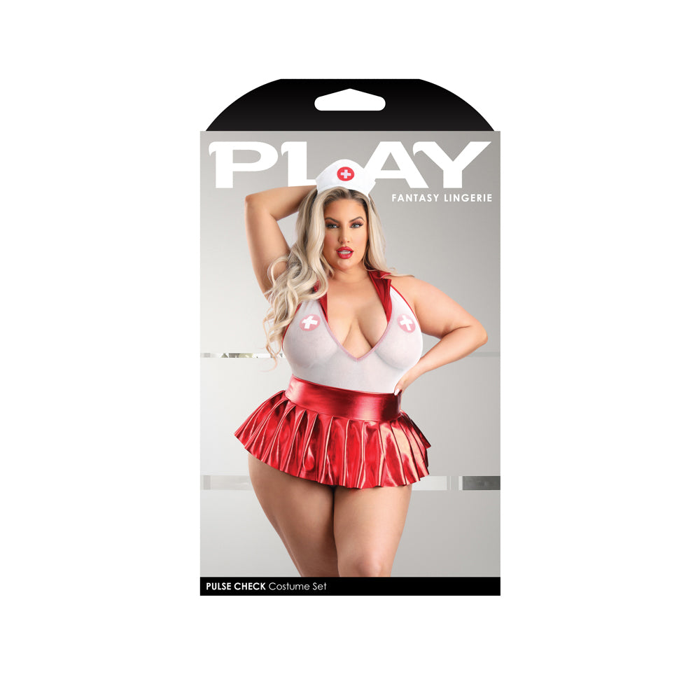 Pulse Check Nurse Costume Set 3X/4X | 657447313837 | Available at EroticWarehouse.com