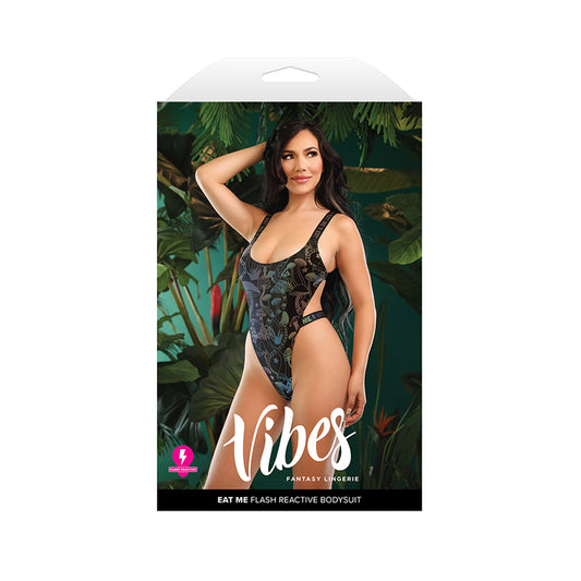 Eat Me Flash Reactive Bodysuit L/Xl | 657447316074 | Available at EroticWarehouse.com