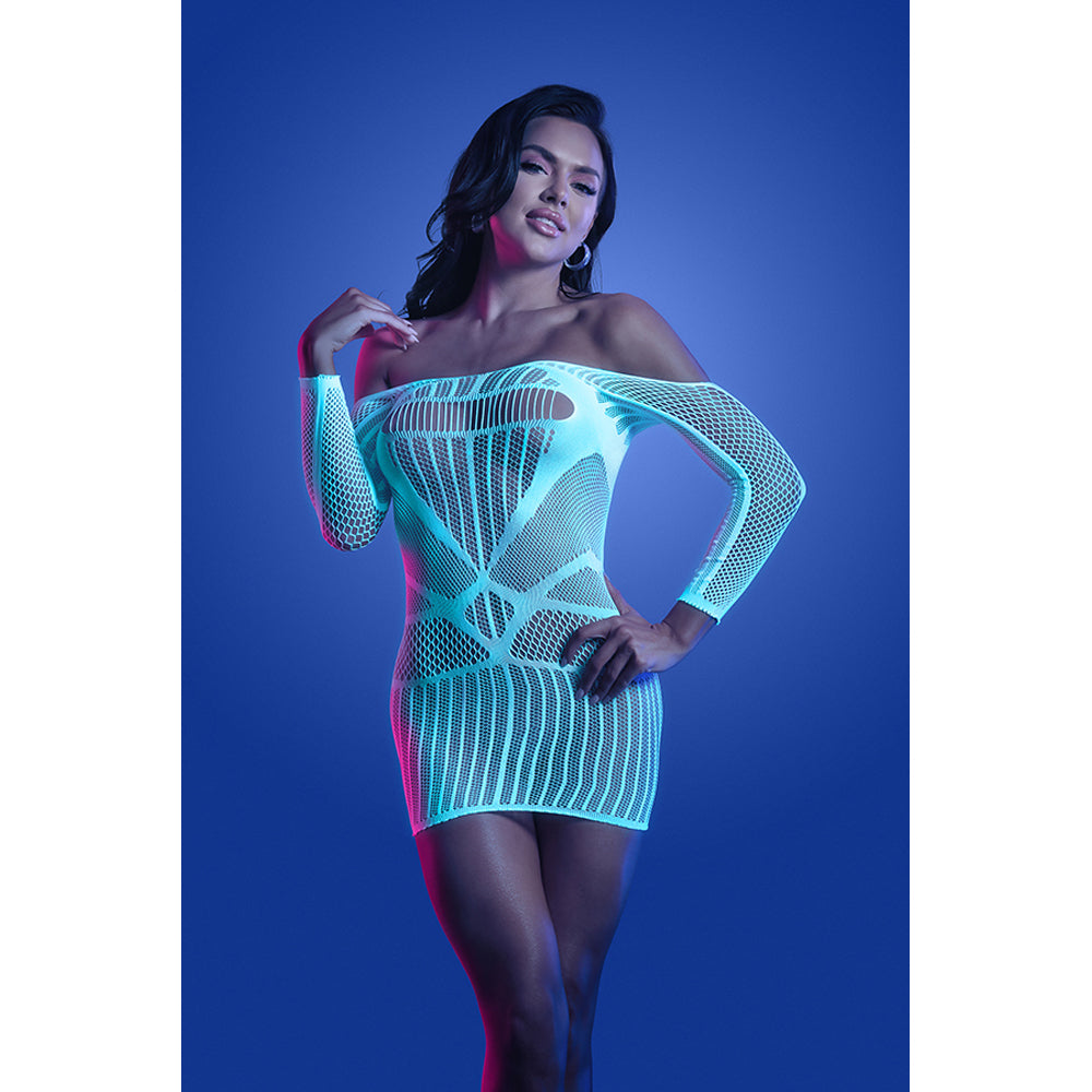 Ascension Long Sleeve Seamless Dress One Size | 657447316968 | Available at EroticWarehouse.com