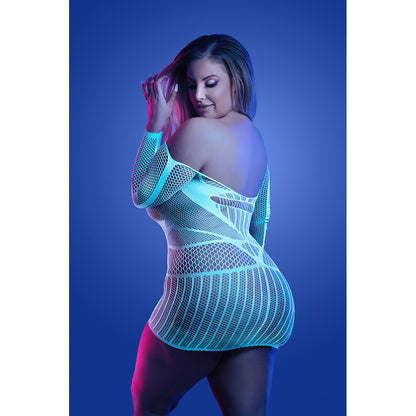Ascension Long Sleeve Seamless Dress Queen Size | 657447316975 | Available at EroticWarehouse.com