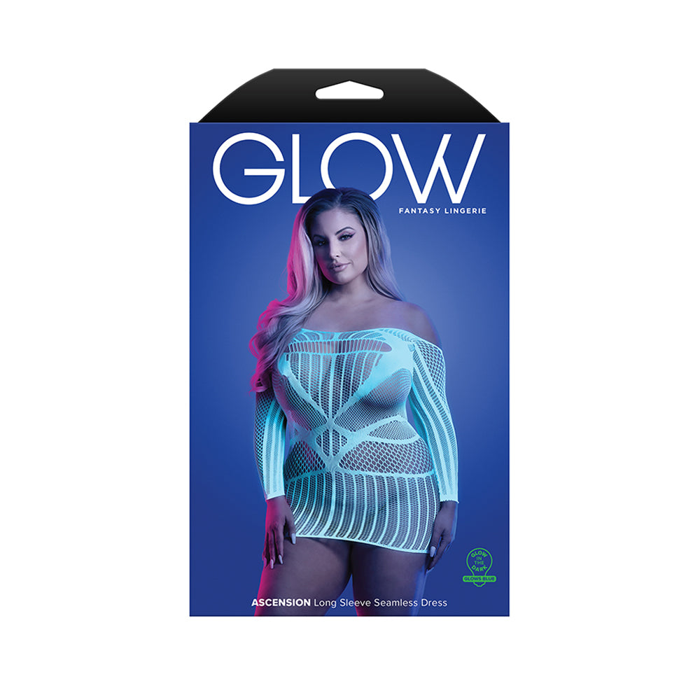 Ascension Long Sleeve Seamless Dress Queen Size | 657447316975 | Available at EroticWarehouse.com