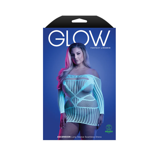 Ascension Long Sleeve Seamless Dress Queen Size | 657447316975 | Available at EroticWarehouse.com