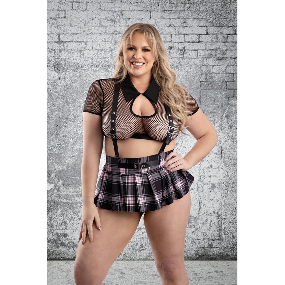 Skipping Class 4Pc School Girl Costume Set 1X/2X | 657447319648 | Available at EroticWarehouse.com
