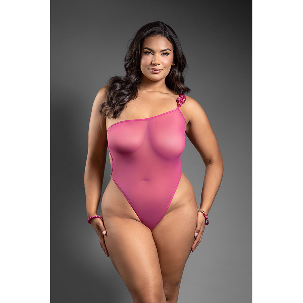 Rope Teddy & Cuffs Pink Queen Size | 657447320590 | Available at EroticWarehouse.com