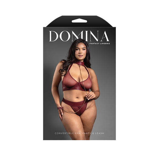 Convertible Bra, Panty & Leash Queen Size | 657447320835 | Available at EroticWarehouse.com
