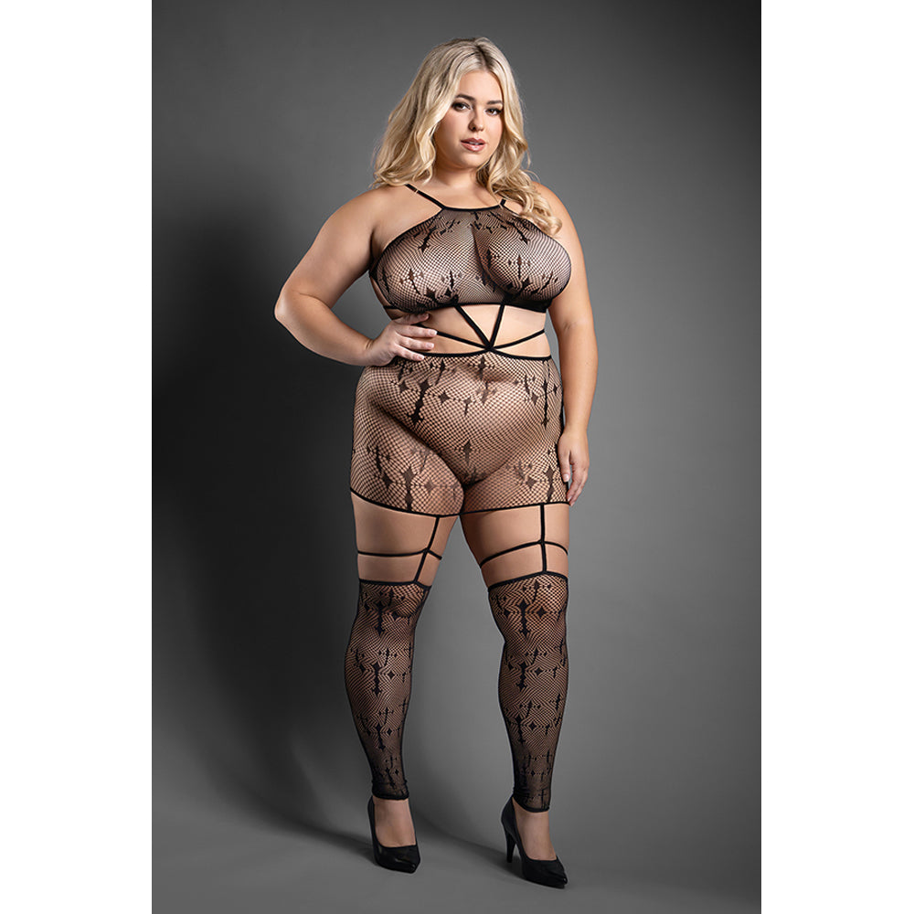 Unholy Bodystocking Dress Queen Size | 657447321658 | Available at EroticWarehouse.com