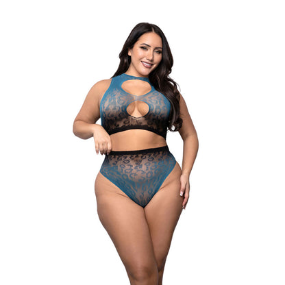 Deep Dive Ombre Top & Panty Queen Size | 657447323157 | Available at EroticWarehouse.com