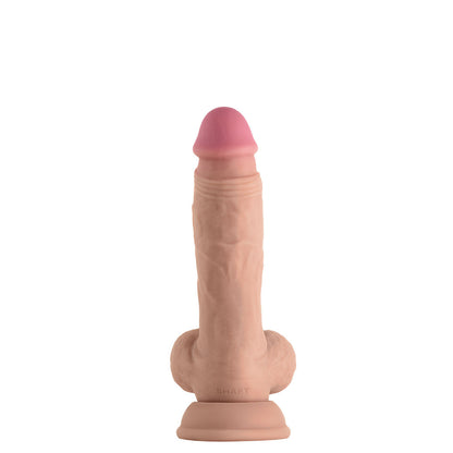 Model A 7.5" Liquid Silicone Dong W/Balls Pine | 663546903824 | Available at EroticWarehouse.com