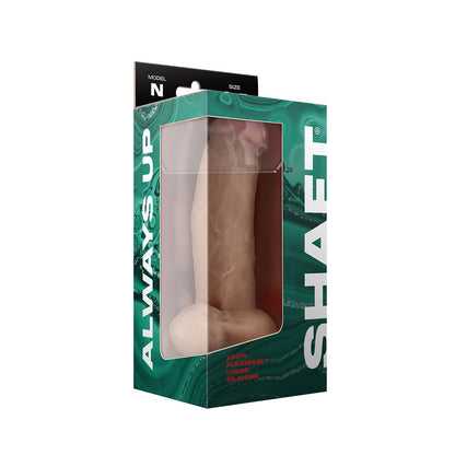 Model N 8.5" Liquid Silicone Dong W/Balls Pine | 663546903862 | Available at EroticWarehouse.com