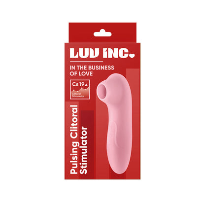 Cs19 Pulsing Clitoral Stimulator Light Pink | 663546904364 | Available at EroticWarehouse.com