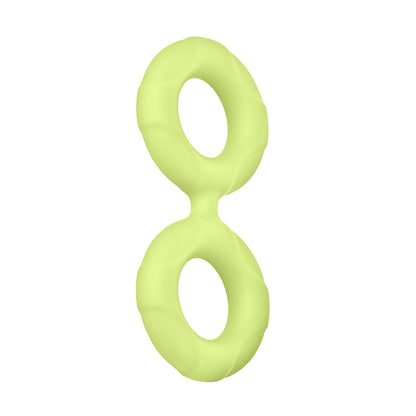 F-81: Double Ring Liquid Silicone 47Mm Glow | 663546904869 | Available at EroticWarehouse.com