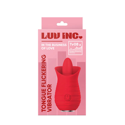 Tv08: Tongue Flickering Vibrator Red | 663546905088 | Available at EroticWarehouse.com