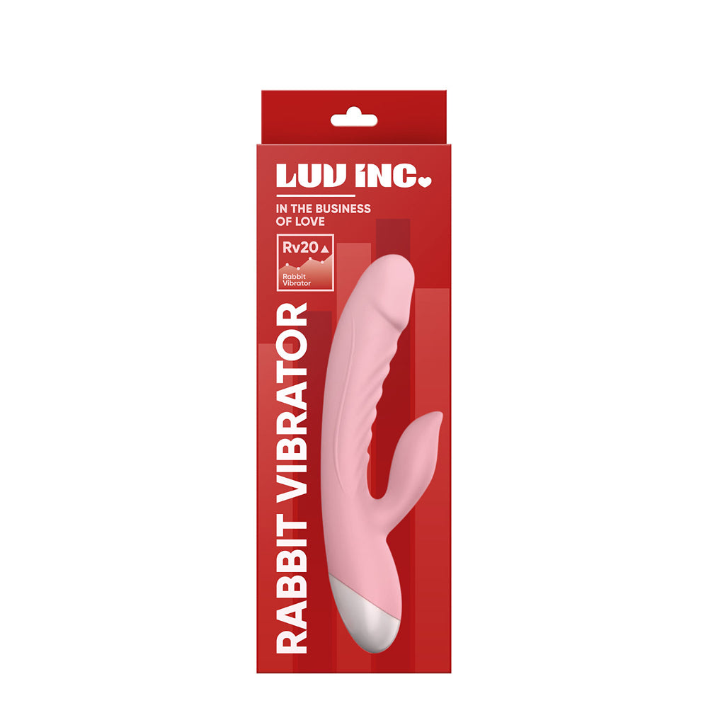 Rv20: Rabbit Vibrator Pink | 663546905125 | Available at EroticWarehouse.com