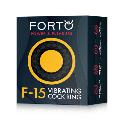 F-15: Vibrating Cockring Black | 663546905200 | Available at EroticWarehouse.com