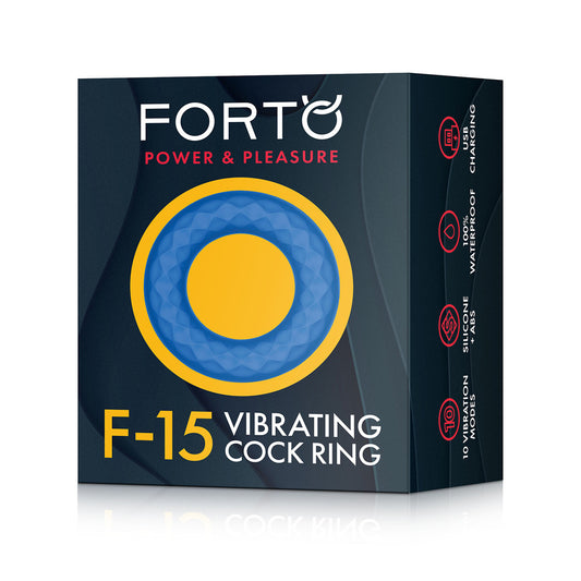 F-15: Vibrating Cockring Blue | 663546905217 | Available at EroticWarehouse.com